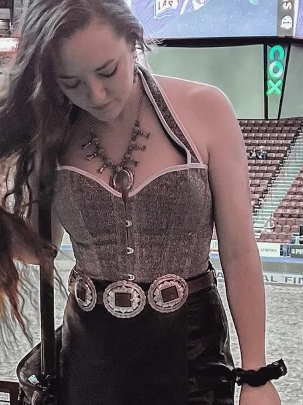 Daisy Corsets silver glitter